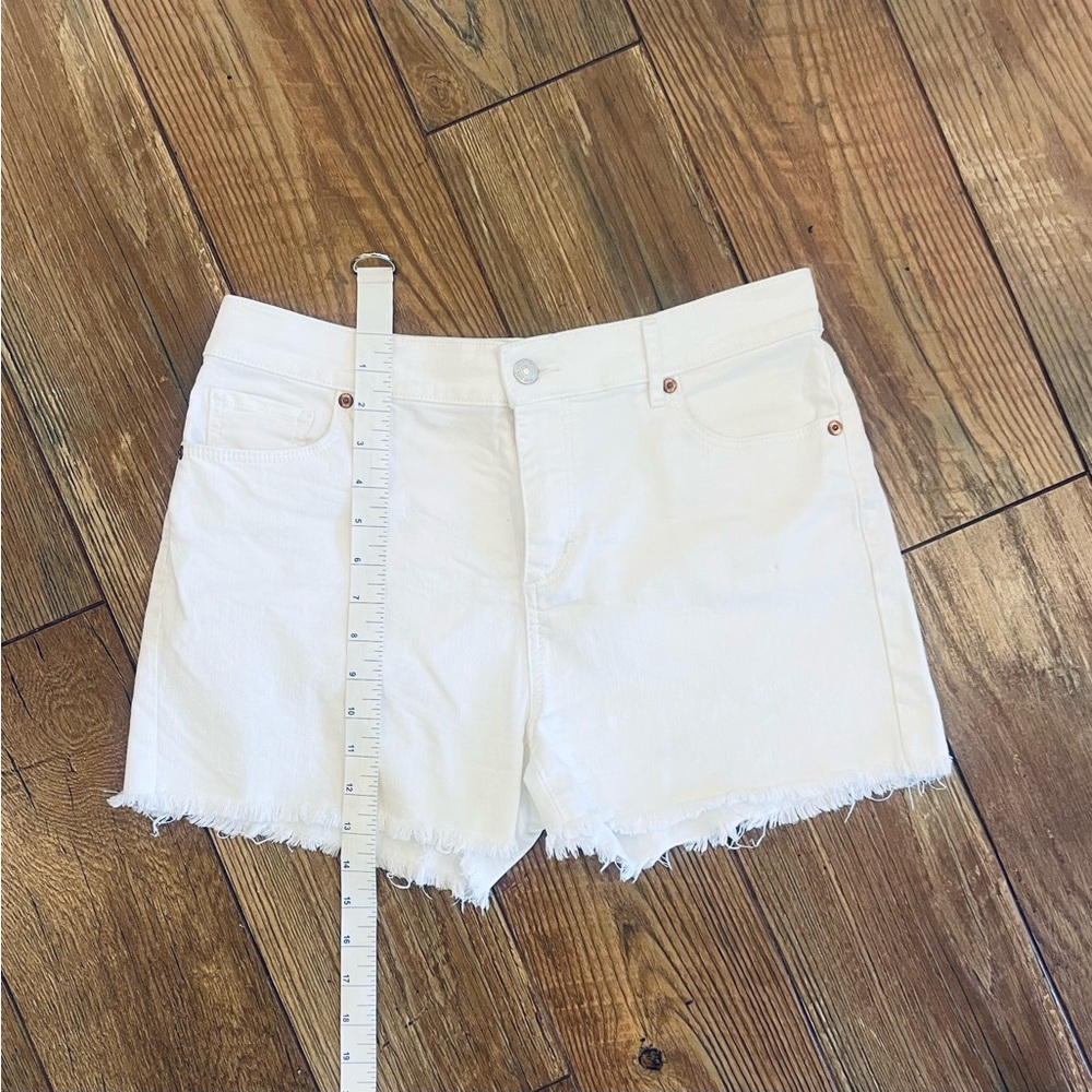 Loft Women's White Denim Shorts, Size 4/27
